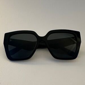 Dolce & Gabbana Chic Black Square Sunglasses